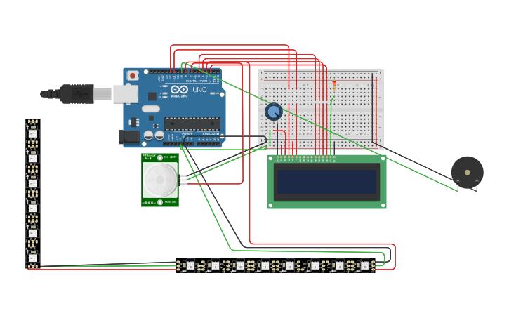 Arduino PIR Motion Sensor Security System